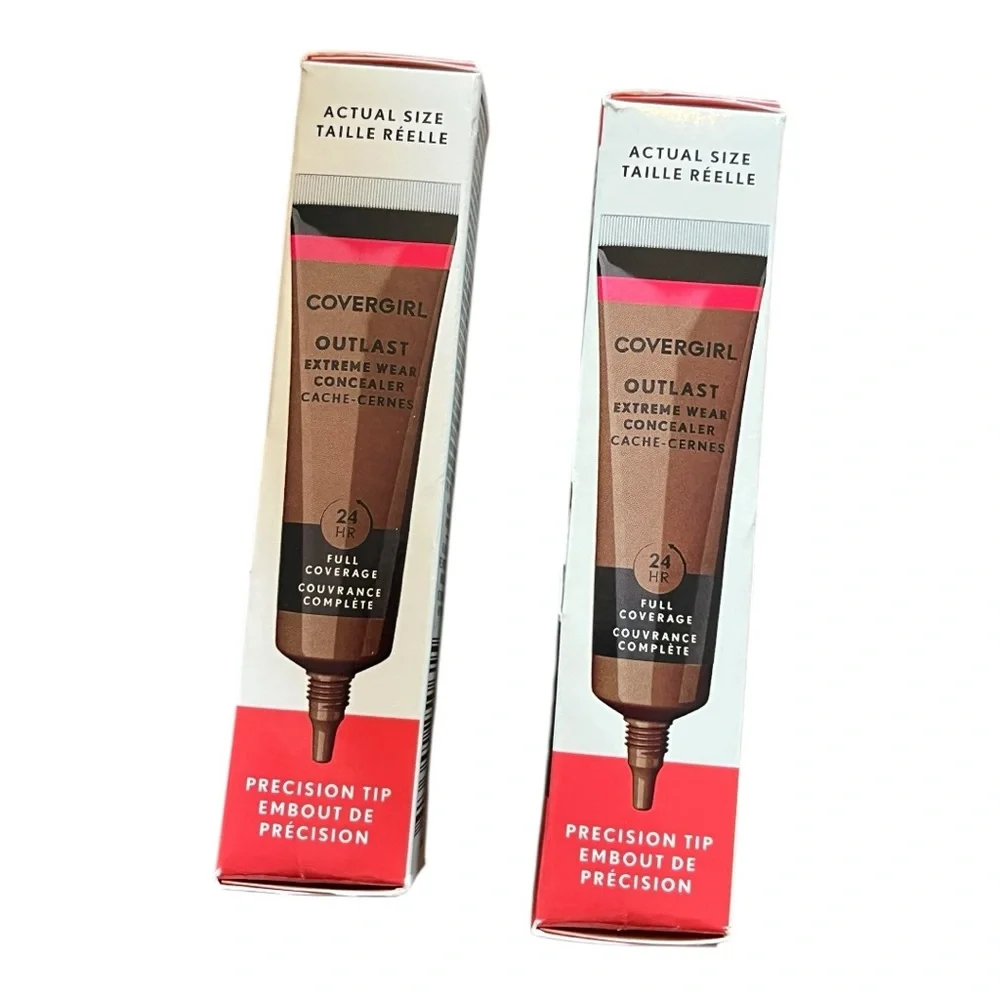 2 unopened Covergirl Outlast Extreme Wear Concealer shade 880 Cappuccino